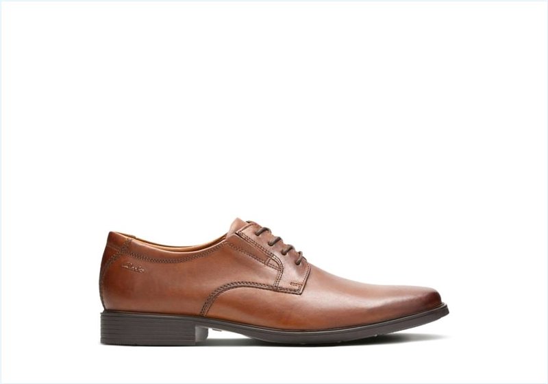 Tilden Plain / Dark Tan Leather Mens Shoes Tilden Plain / Dark Tan Leather Mens Shoes