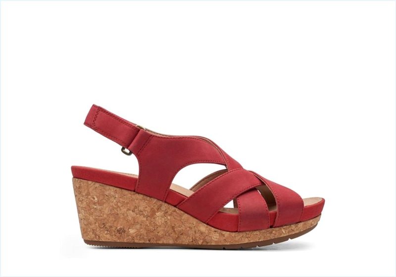 Un Capri Step / Red Nubuck Womens Sandals Un Capri Step / Red Nubuck Womens Sandals