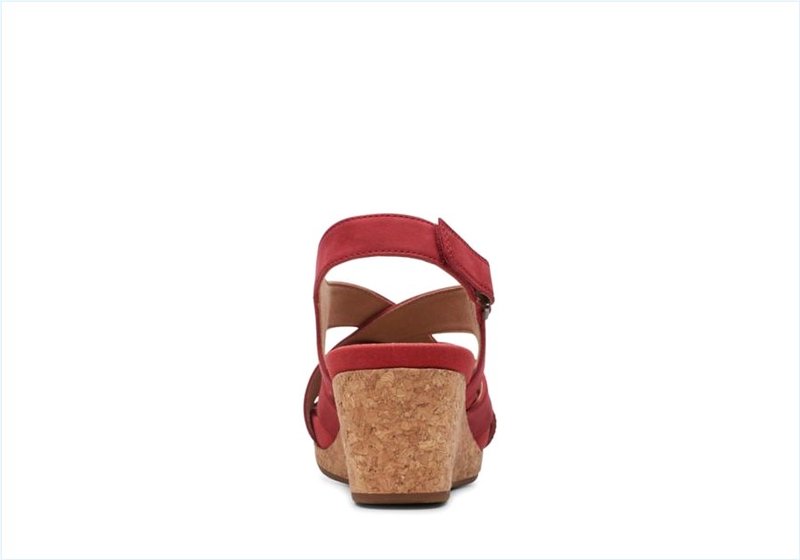 Un Capri Step / Red Nubuck Womens Sandals