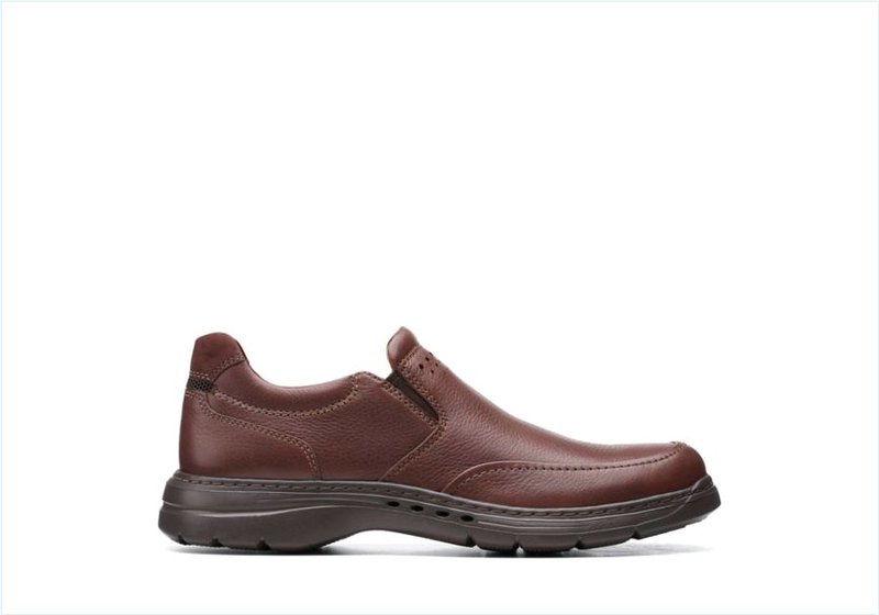 Un Brawley Step / Mahogany Leather Mens Shoes Un Brawley Step / Mahogany Leather Mens Shoes