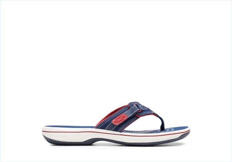BREEZE SEA / Navy/Red Womens Sandals BREEZE SEA / Navy/Red Womens Sandals