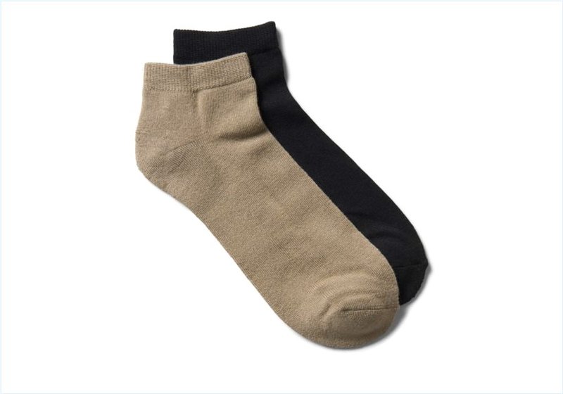 Bamboo No Show / Black/Tan Mens Accessories Socks Bamboo No Show / Black/Tan Mens Accessories Socks