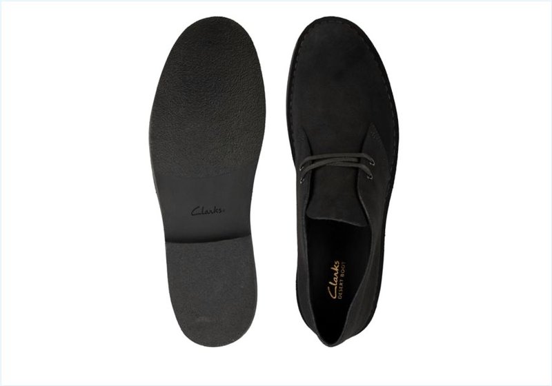  Desert Boot 2 / Black Suede Mens Boots