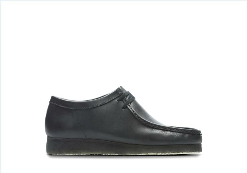 Wallabee / Black Leather Mens Originals Icon Shoes Wallabee / Black Leather Mens Originals Icon Shoes