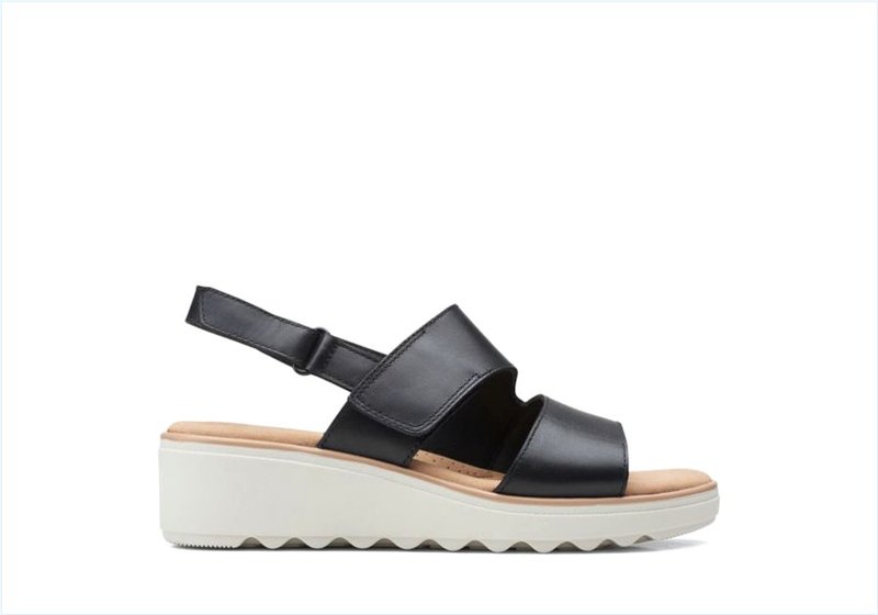 Jillian Pearl / Black Leather Womens Sandals Jillian Pearl / Black Leather Womens Sandals