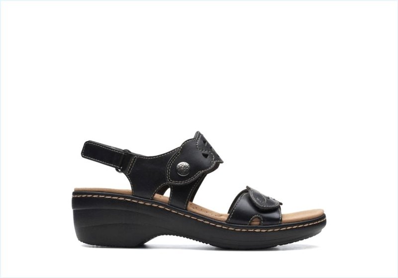 Merliah Dove / Black Leather Womens Sandals Merliah Dove / Black Leather Womens Sandals