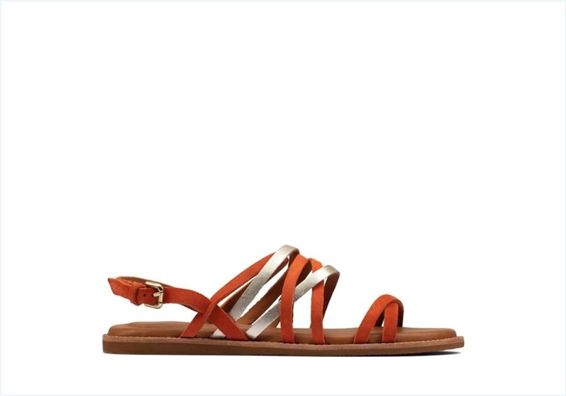 Karsea Ankle / Bright Orange Womens Sandals Karsea Ankle / Bright Orange Womens Sandals