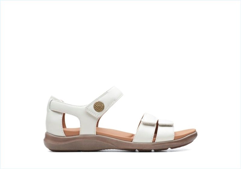 Kylyn Strap / White Leather Womens Sandals Kylyn Strap / White Leather Womens Sandals