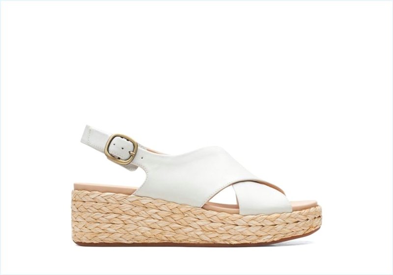 Kimmei Cross / White Leather Womens Sandals Kimmei Cross / White Leather Womens Sandals
