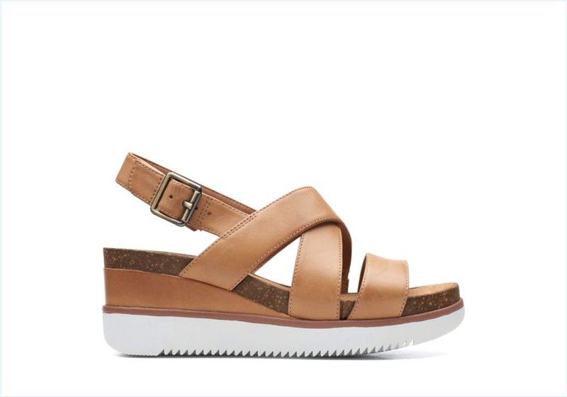 Lizby Cross / Sand Leather Womens Sandals Lizby Cross / Sand Leather Womens Sandals