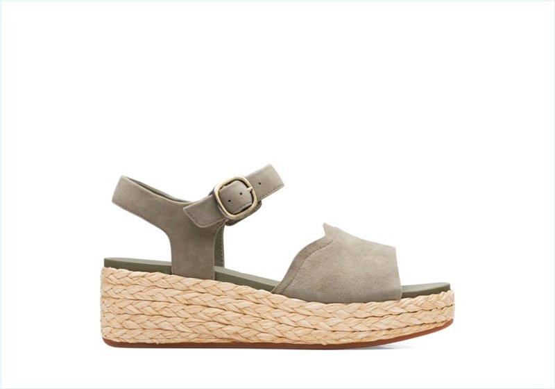 Kimmei Way / Olive Suede Womens Sandals Kimmei Way / Olive Suede Womens Sandals