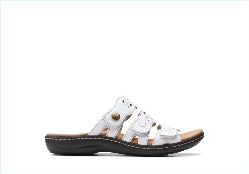 Laurieann Echo / White Leather Womens Sandals Laurieann Echo / White Leather Womens Sandals