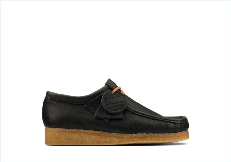 Wallabee / Black Natural Leather Mens Originals Shoes Wallabee / Black Natural Leather Mens Originals Shoes
