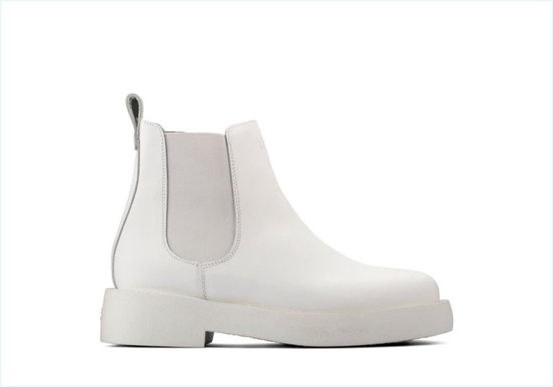Mileno Chelsea / White Leather Womens Originals Boots Mileno Chelsea / White Leather Womens Originals Boots