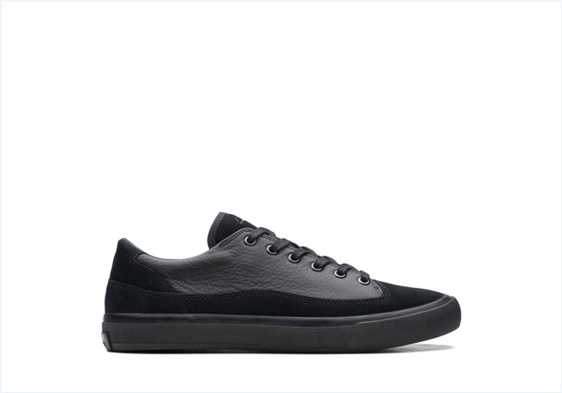 Aceley Lo / Black Leather Mens Sport Shoes Aceley Lo / Black Leather Mens Sport Shoes
