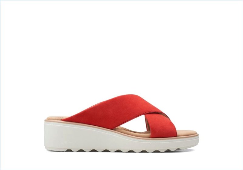 Jillian Gem / Red Suede Womens Sandals Jillian Gem / Red Suede Womens Sandals