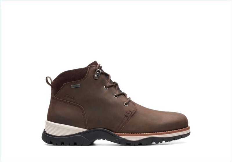Topton Mid GTX / Dark Brown Leather Mens Boots Topton Mid GTX / Dark Brown Leather Mens Boots