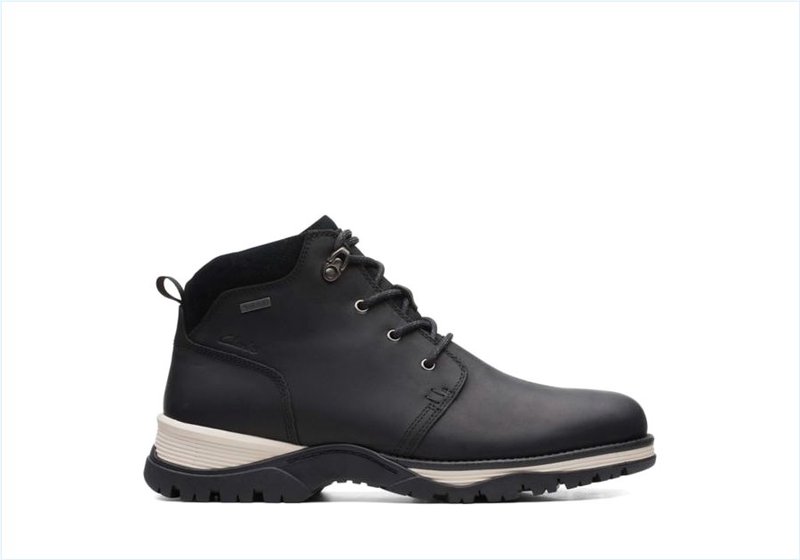 Topton Mid GTX / Black Oily Leather Mens Boots Topton Mid GTX / Black Oily Leather Mens Boots