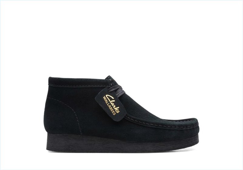 Wallabee Boot 2 / Black Suede Womens Boots Wallabee Boot 2 / Black Suede Womens Boots