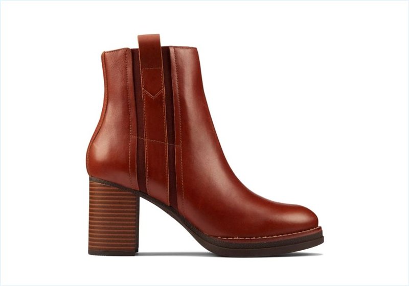 Mable Easy / Dark Tan Leather Womens Boots Mable Easy / Dark Tan Leather Womens Boots