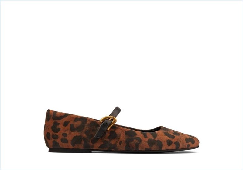 Pure T bar / Leopard Suede Womens Shoes Pure T bar / Leopard Suede Womens Shoes