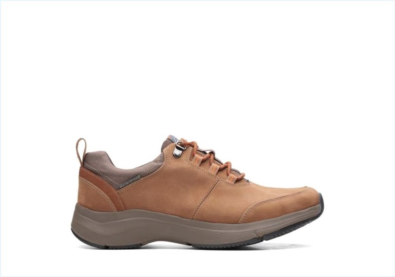 Wave2.0 Tie / Dark Tan Nubuck Mens Sport Shoes Wave2.0 Tie / Dark Tan Nubuck Mens Sport Shoes