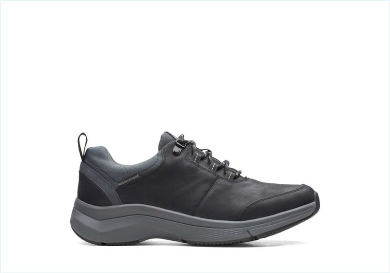 Wave2.0 Tie / Black Leather Mens Sport Shoes Wave2.0 Tie / Black Leather Mens Sport Shoes