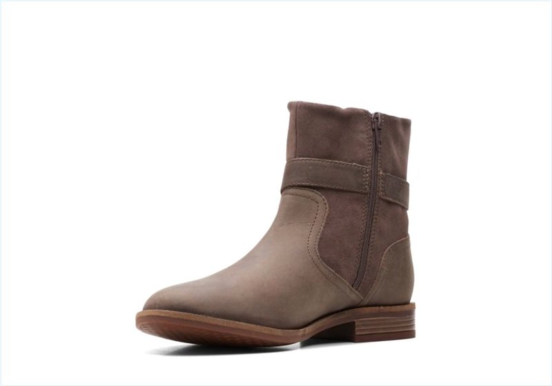  Camzin Strap / Dark Taupe Womens Boots