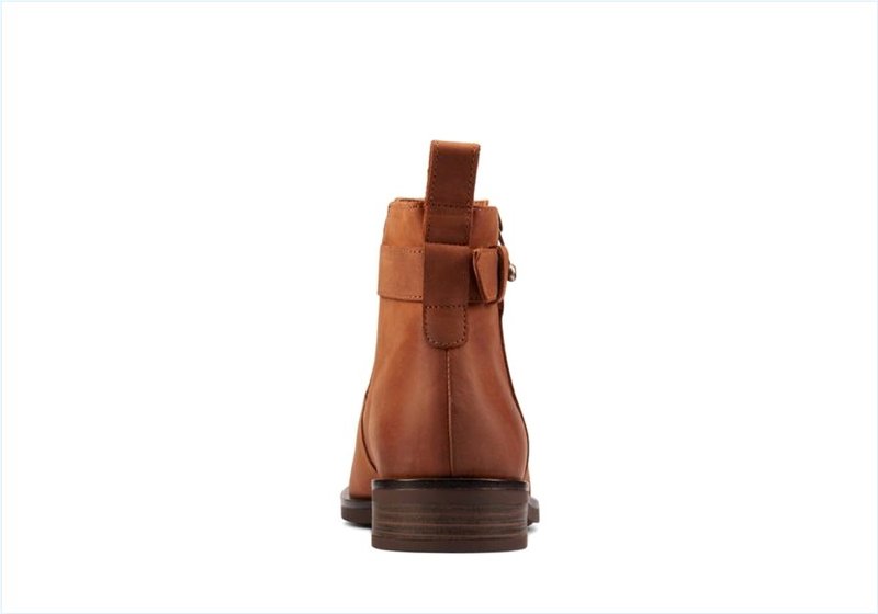  Memi Lo / Dark Tan Leather Womens Boots