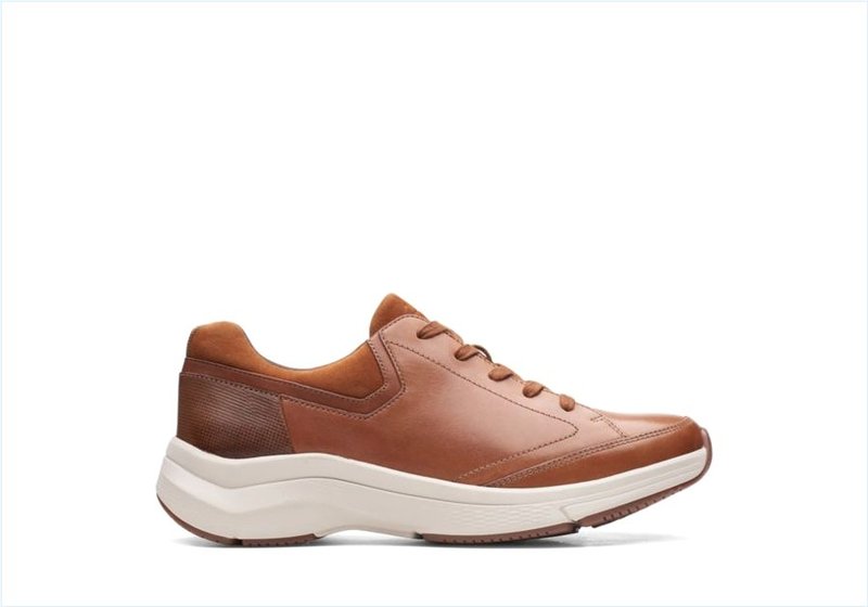 Wave2.0 Way / Dark Tan Leather Mens Sport Shoes Wave2.0 Way / Dark Tan Leather Mens Sport Shoes