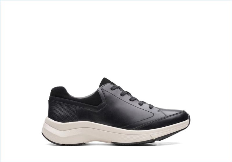 Wave2.0 Way / Black Leather Mens Sport Shoes Wave2.0 Way / Black Leather Mens Sport Shoes