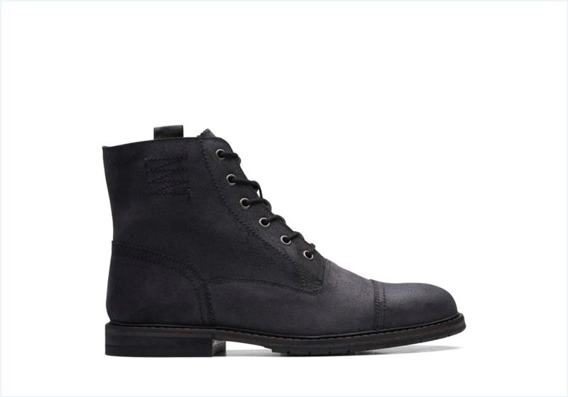 Clarkdale West / Black Suede Mens Boots Clarkdale West / Black Suede Mens Boots