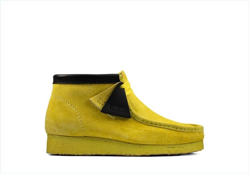 Wallabee Boot / Lime Mens Originals Icon Boots Wallabee Boot / Lime Mens Originals Icon Boots