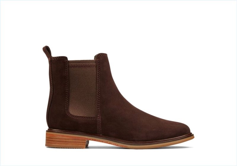 Clarkdale Arlo / Dark Brown Suede Womens Boots Clarkdale Arlo / Dark Brown Suede Womens Boots