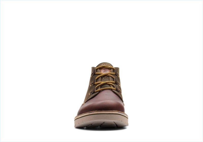  Eastford Mid / Olive Combination Mens Boots