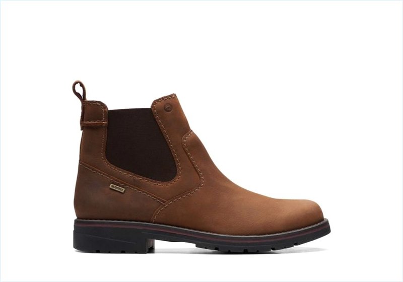 Morris Up / Dark Tan Leather Mens Boots Morris Up / Dark Tan Leather Mens Boots