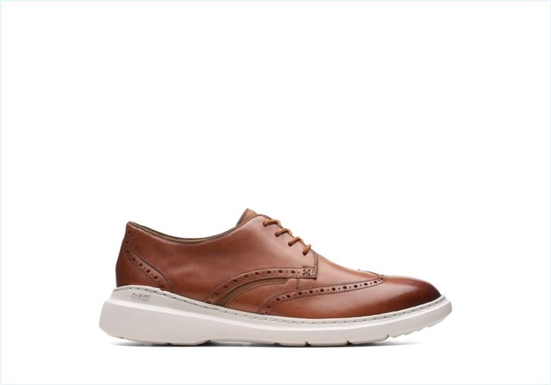 Dennet Wing / Dark Tan Leather Mens Shoes Dennet Wing / Dark Tan Leather Mens Shoes