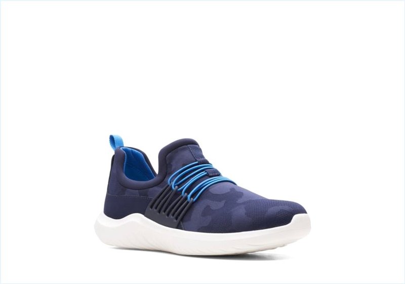  Nova Ave / Navy Textile Womens Shoes