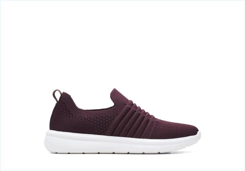 Ezera Walk / Burgundy Knit Womens Shoes Ezera Walk / Burgundy Knit Womens Shoes
