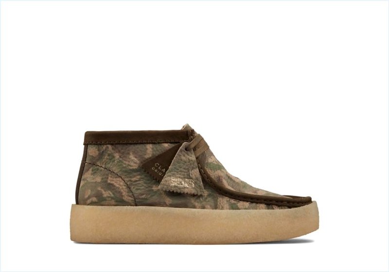 Wallabee Cup Bt / Green Camo Mens Originals Icon Boots Wallabee Cup Bt / Green Camo Mens Originals Icon Boots