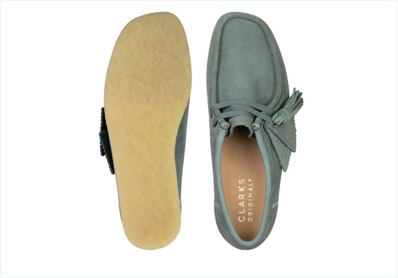 Wallabee / Ocean Blue Suede Womens Originals Icon Shoes