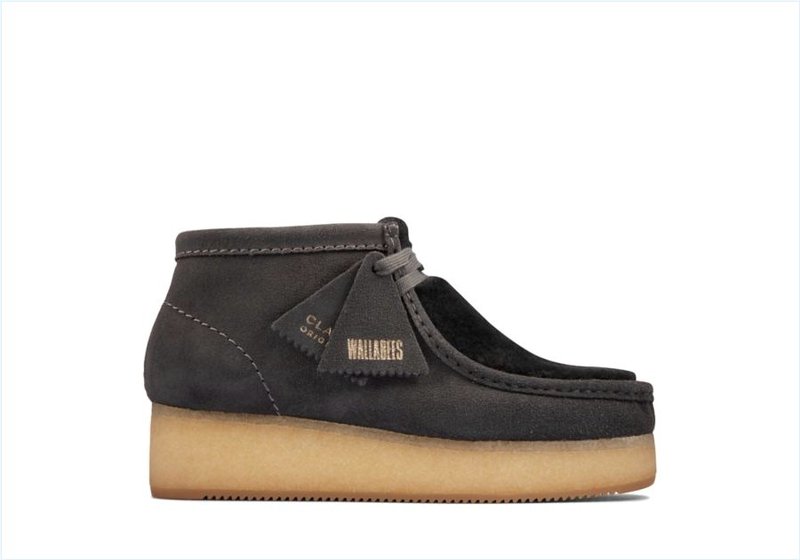 Wallabee Wedge / Dark Grey Suede Womens Originals Icon Boots Wallabee Wedge / Dark Grey Suede Womens Originals Icon Boots