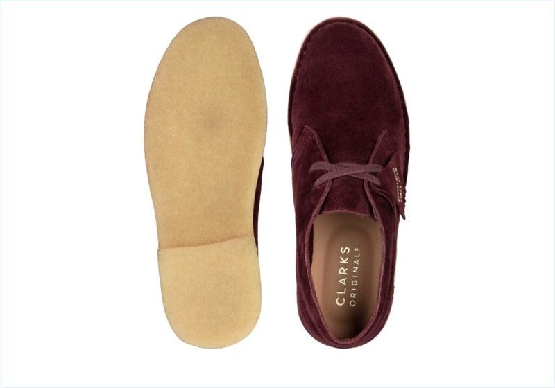  Desert Boot / Merlot Suede Womens Originals Icon Boots