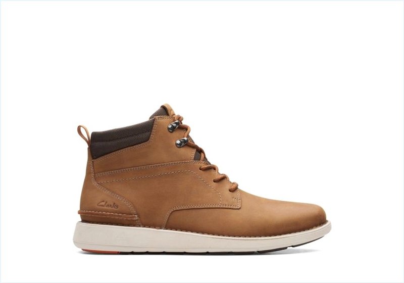 Larvik Mid / Dark Tan Oily Mens Boots Larvik Mid / Dark Tan Oily Mens Boots