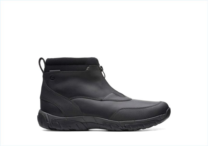 Grove Zip II / Black Leather Mens Boots Grove Zip II / Black Leather Mens Boots