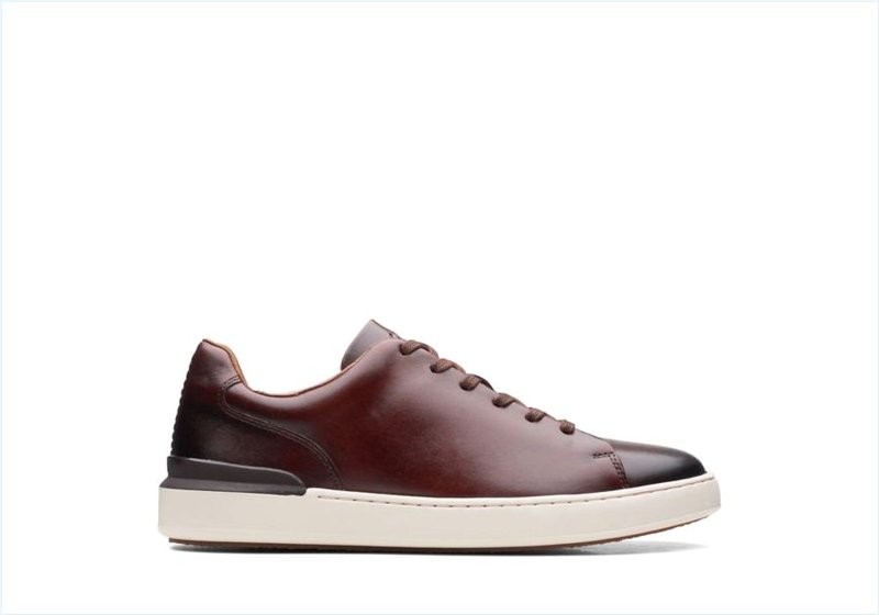 Court Lite Lace / Dark Tan Leather Mens Sport Shoes Court Lite Lace / Dark Tan Leather Mens Sport Shoes