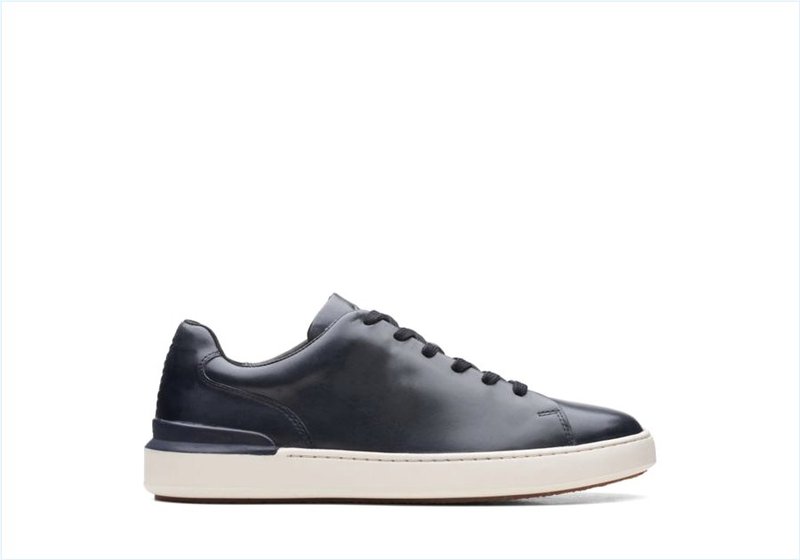 Court Lite Lace / Navy Leather Mens Sport Shoes Court Lite Lace / Navy Leather Mens Sport Shoes