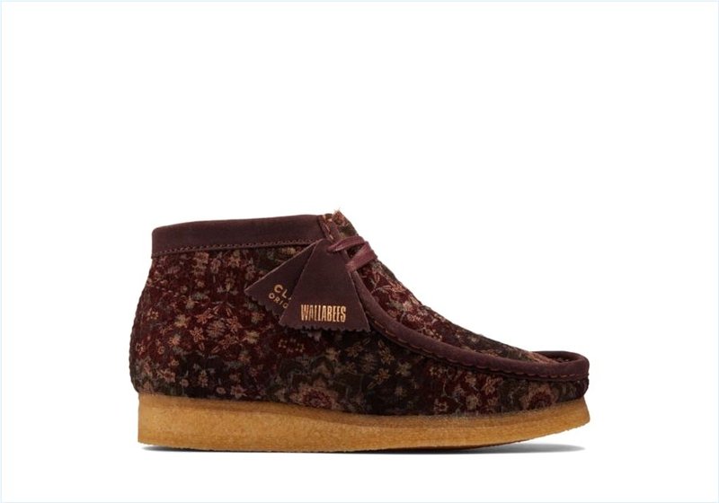 Wallabee Boot / Burgundy Velvet Mens Originals Boots Wallabee Boot / Burgundy Velvet Mens Originals Boots