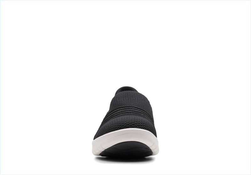  Adella Step / Black Knit Womens Shoes